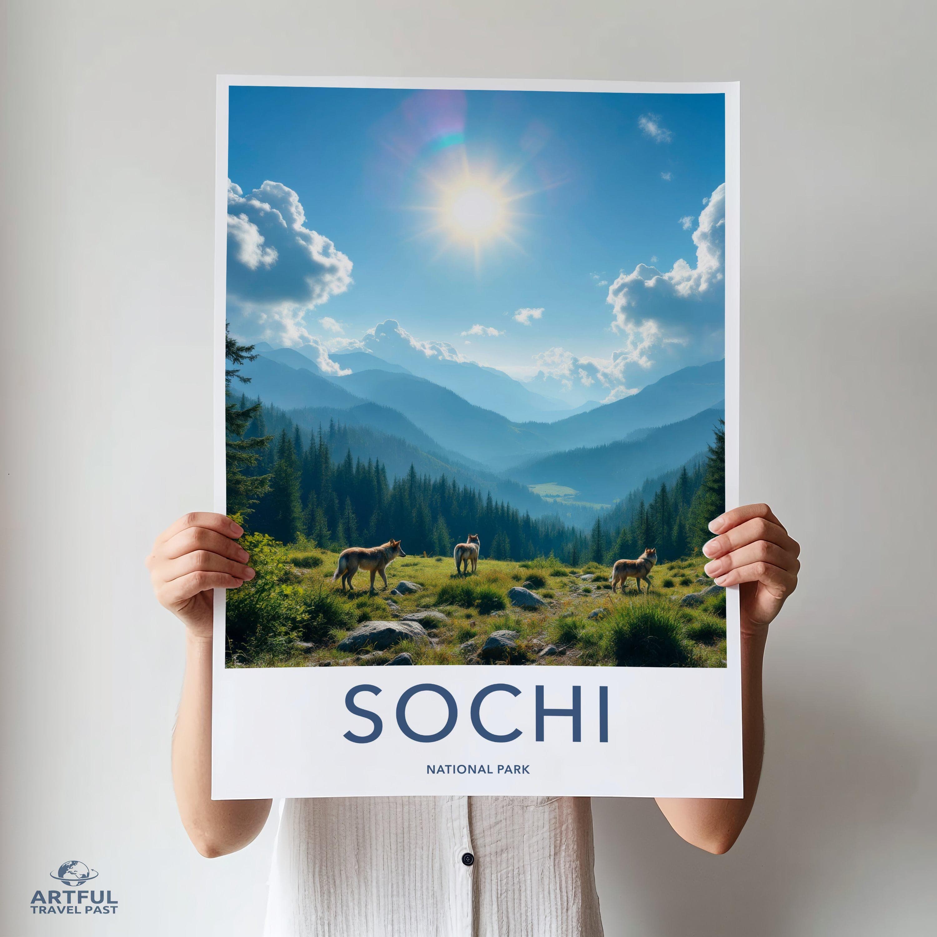 Sochi National Park Poster | Russia Wall Art