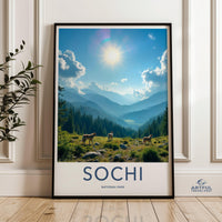 Sochi National Park Poster - Russia Wall Art