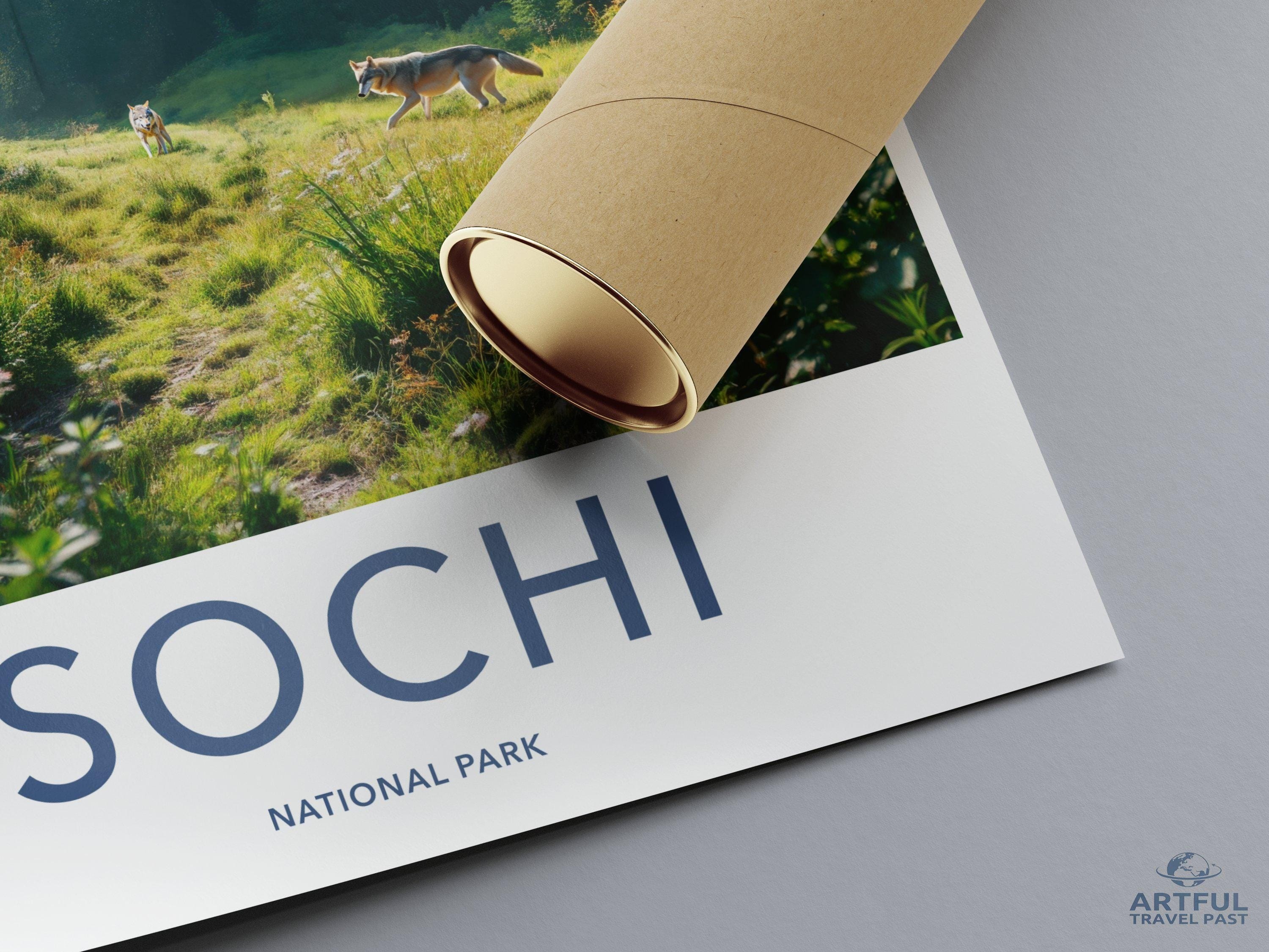 Sochi National Park Poster | Russia Wall Art