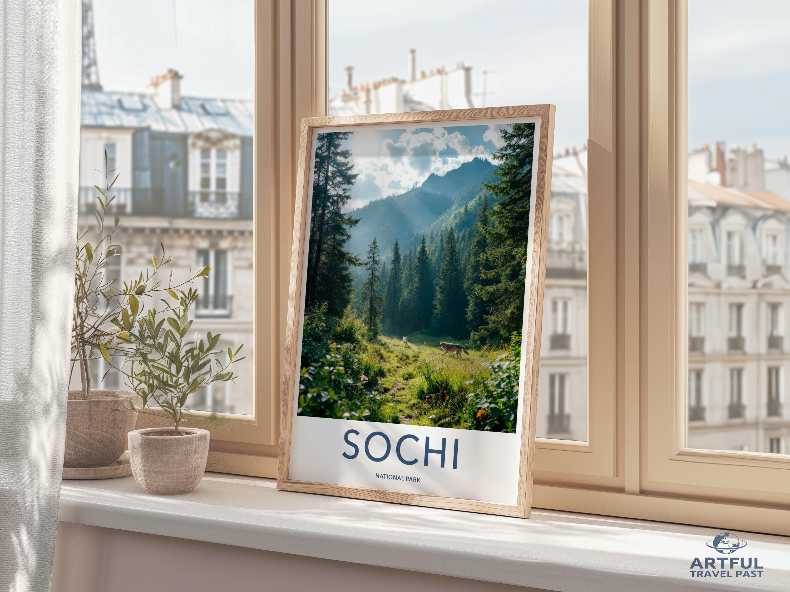 Sochi National Park Poster | Russia Wall Art