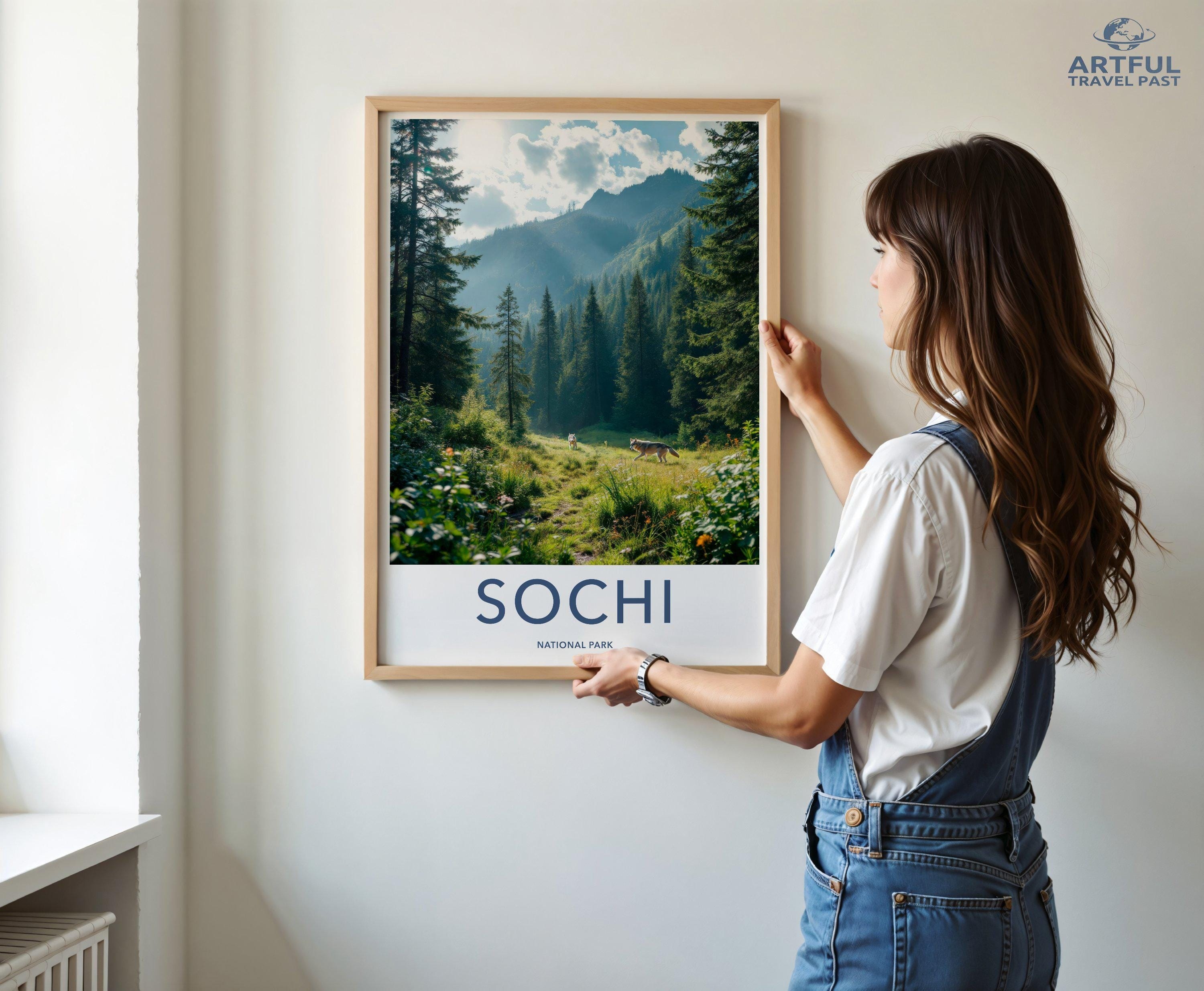 Sochi National Park Poster | Russia Wall Art