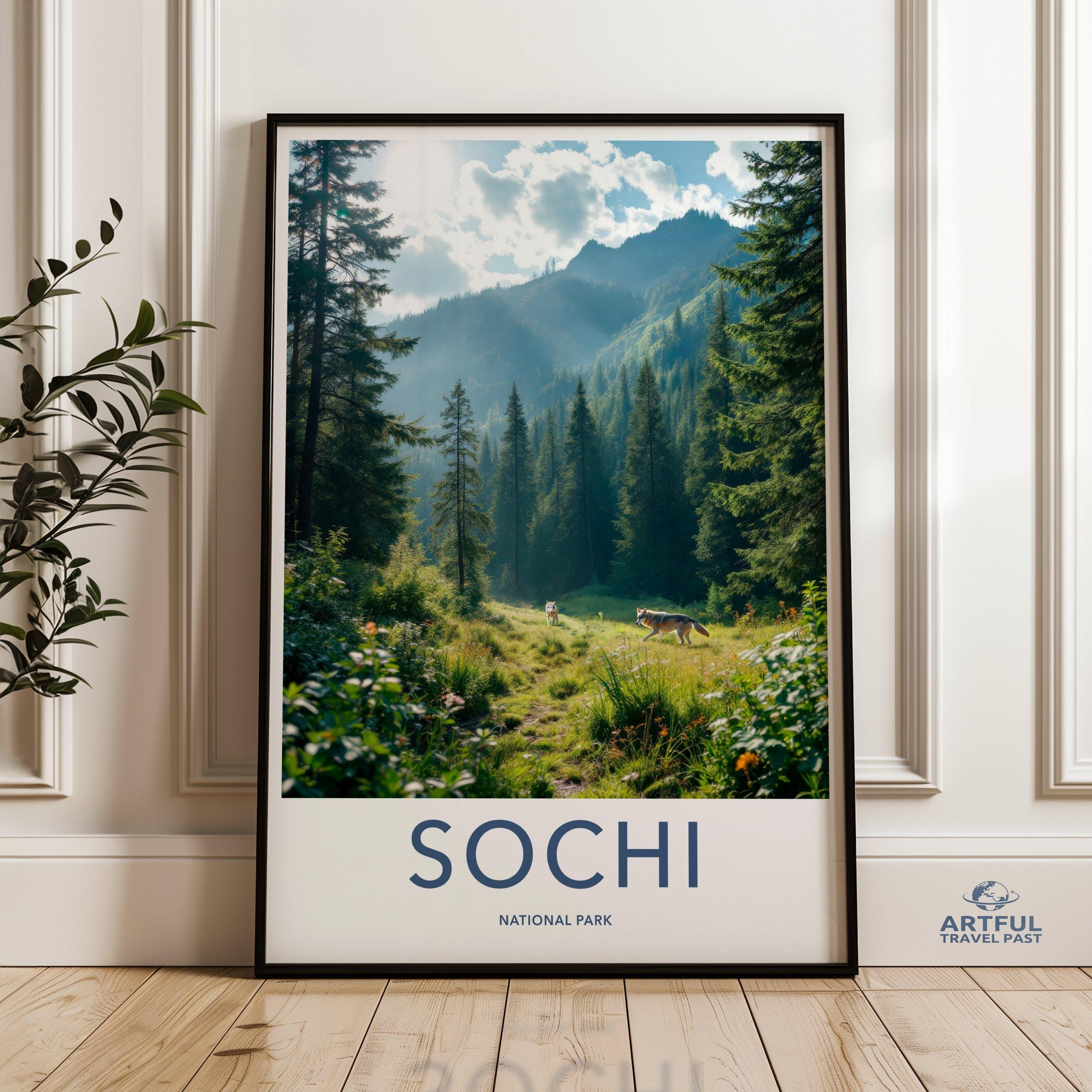 Sochi National Park Poster | Russia Wall Art