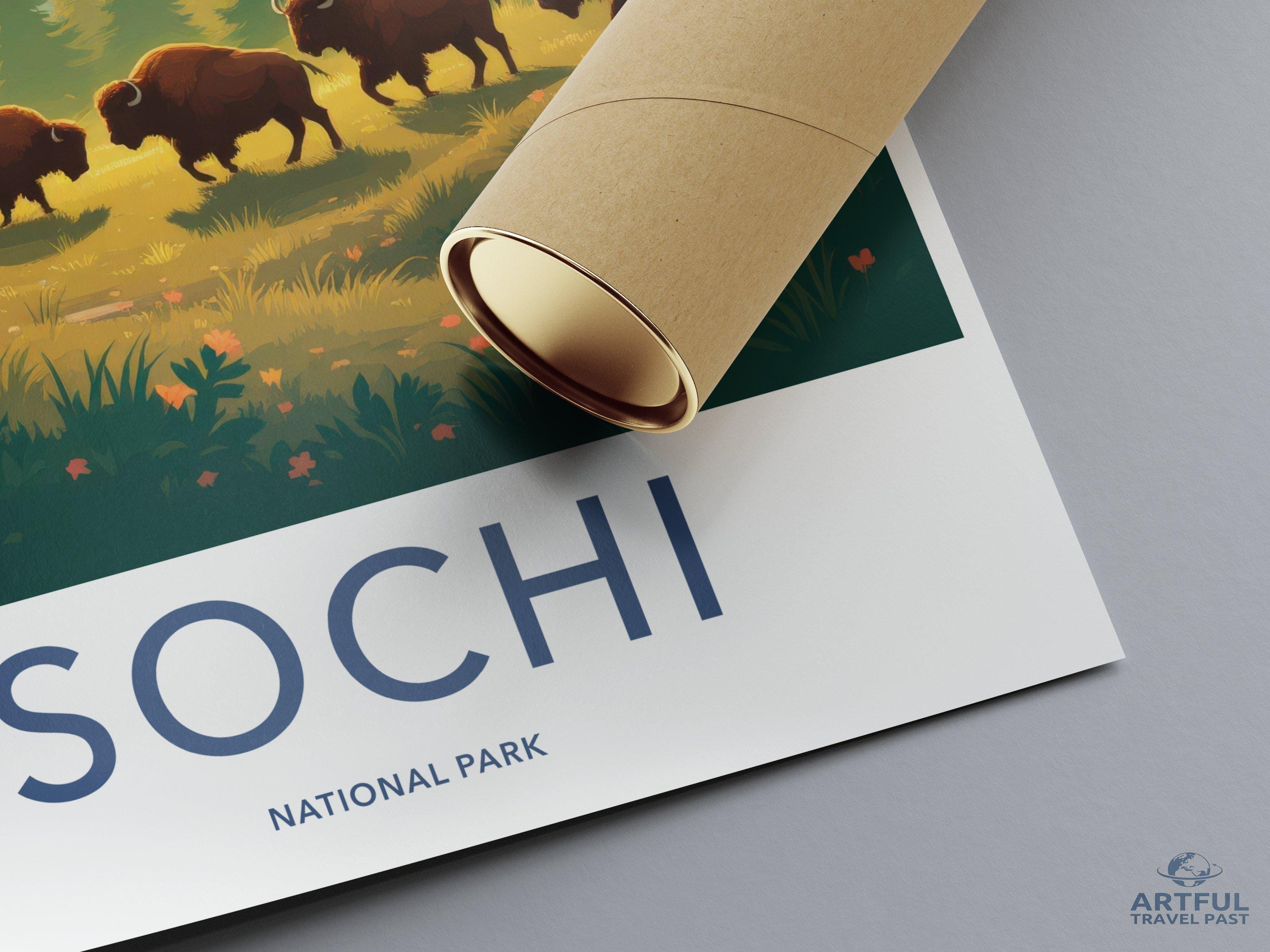 Sochi National Park Poster | Russia Wall Art