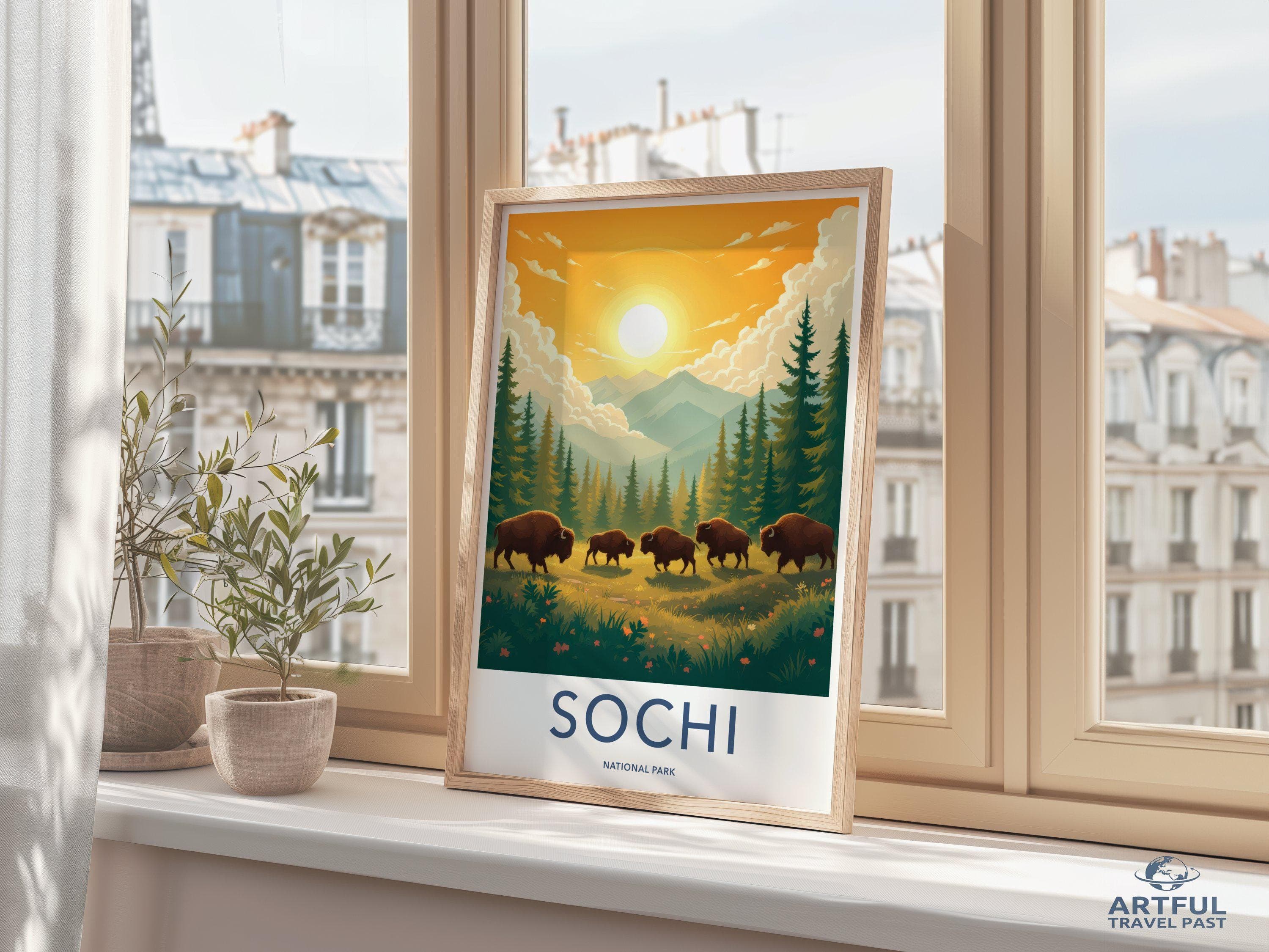 Sochi National Park Poster | Russia Wall Art