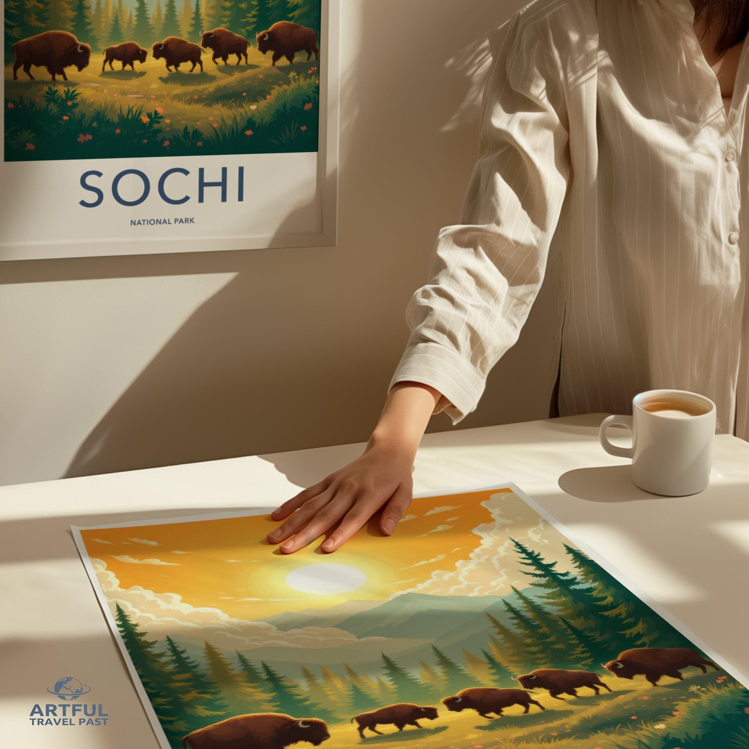 Sochi National Park Poster | Russia Wall Art