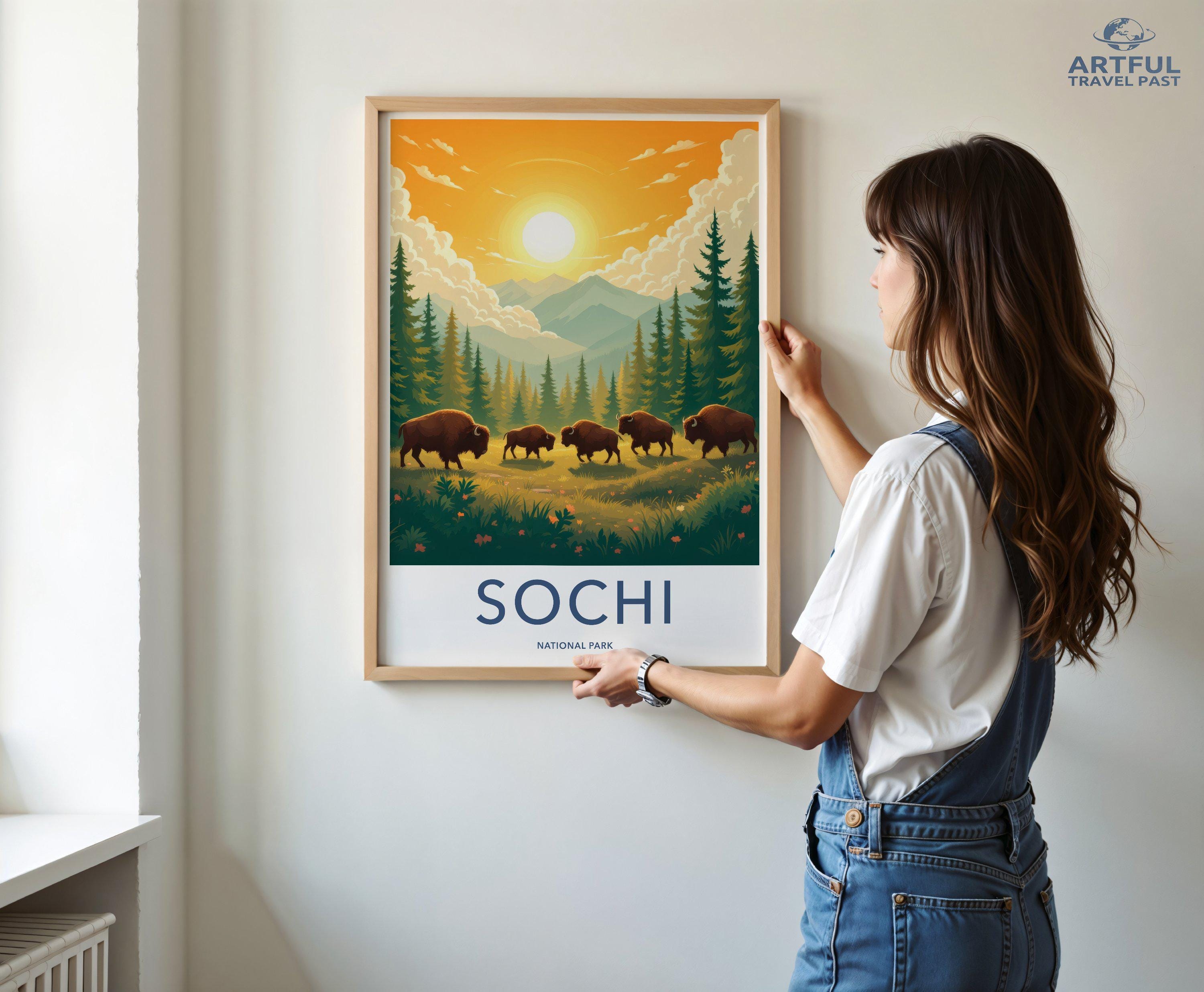 Sochi National Park Poster | Russia Wall Art