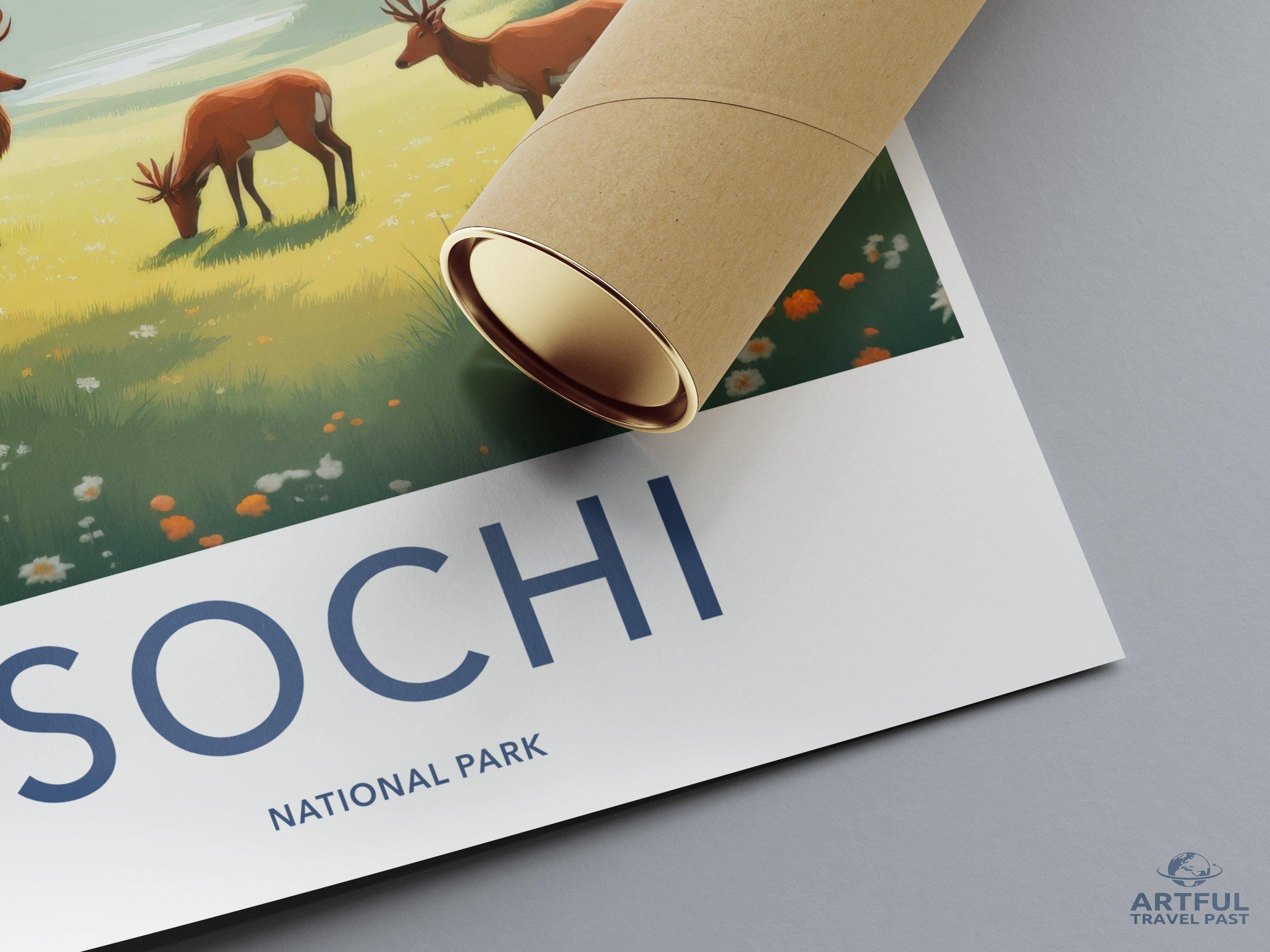 Sochi National Park Poster | Russia Wall Art