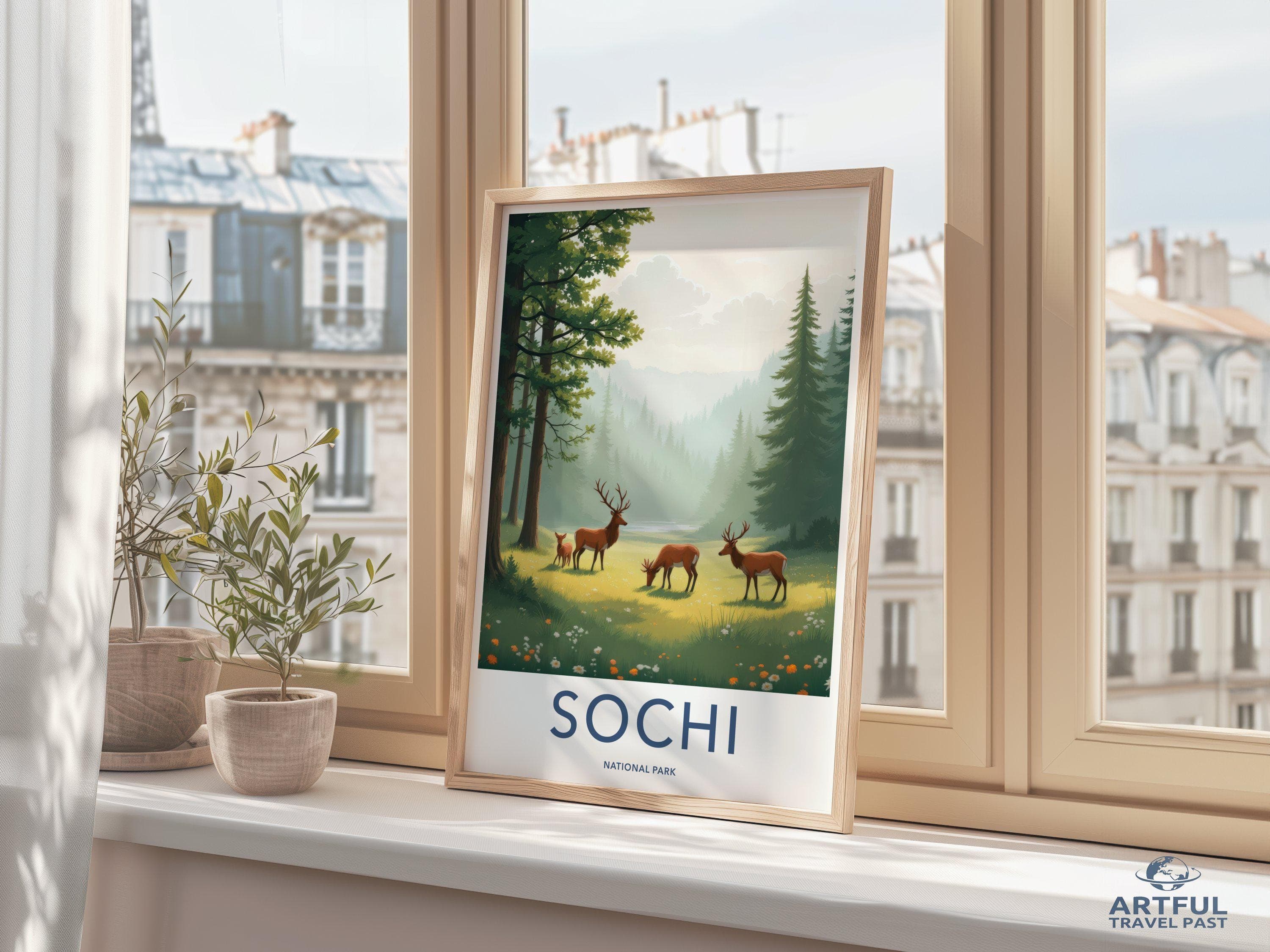 Sochi National Park Poster | Russia Wall Art