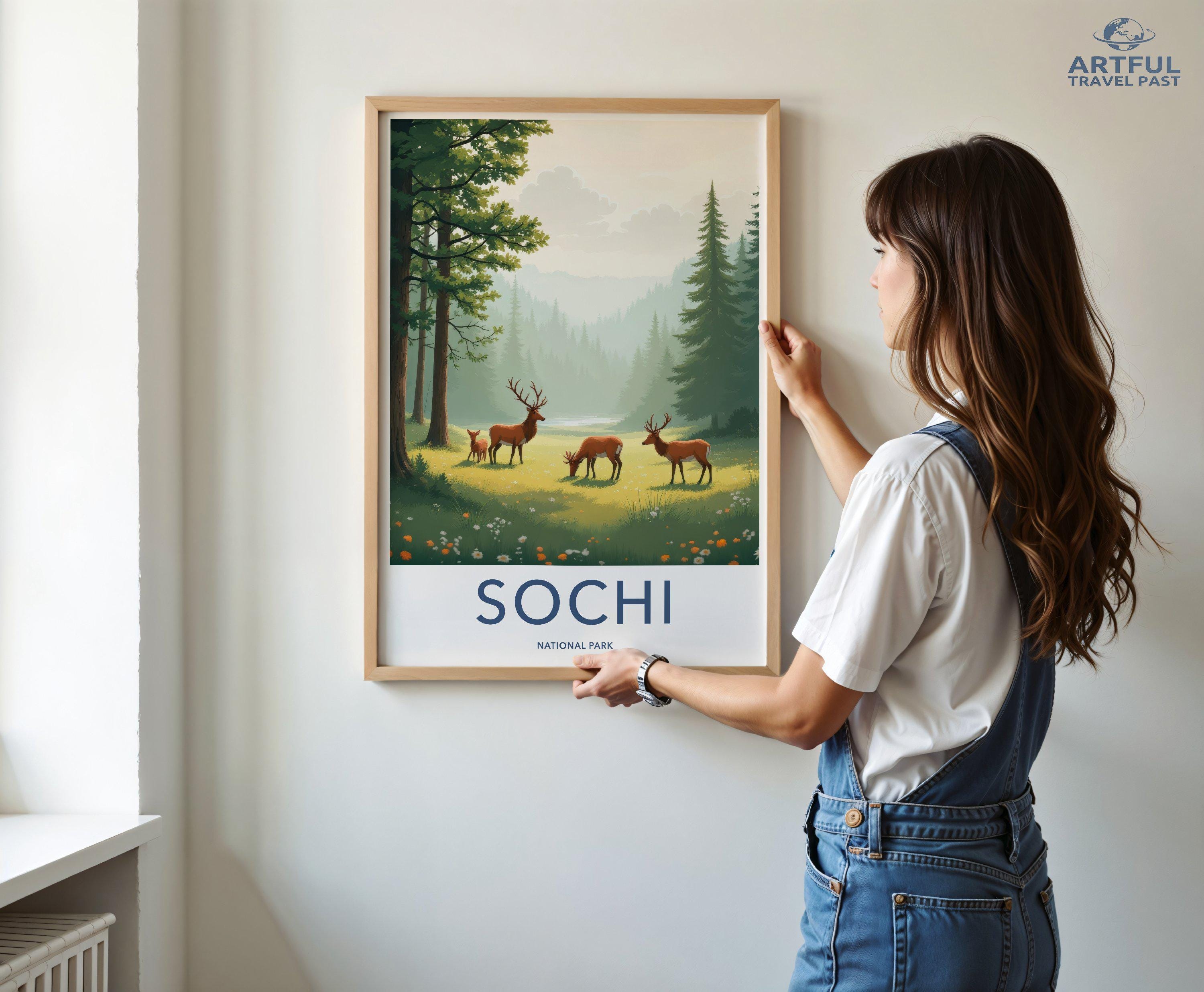 Sochi National Park Poster | Russia Wall Art