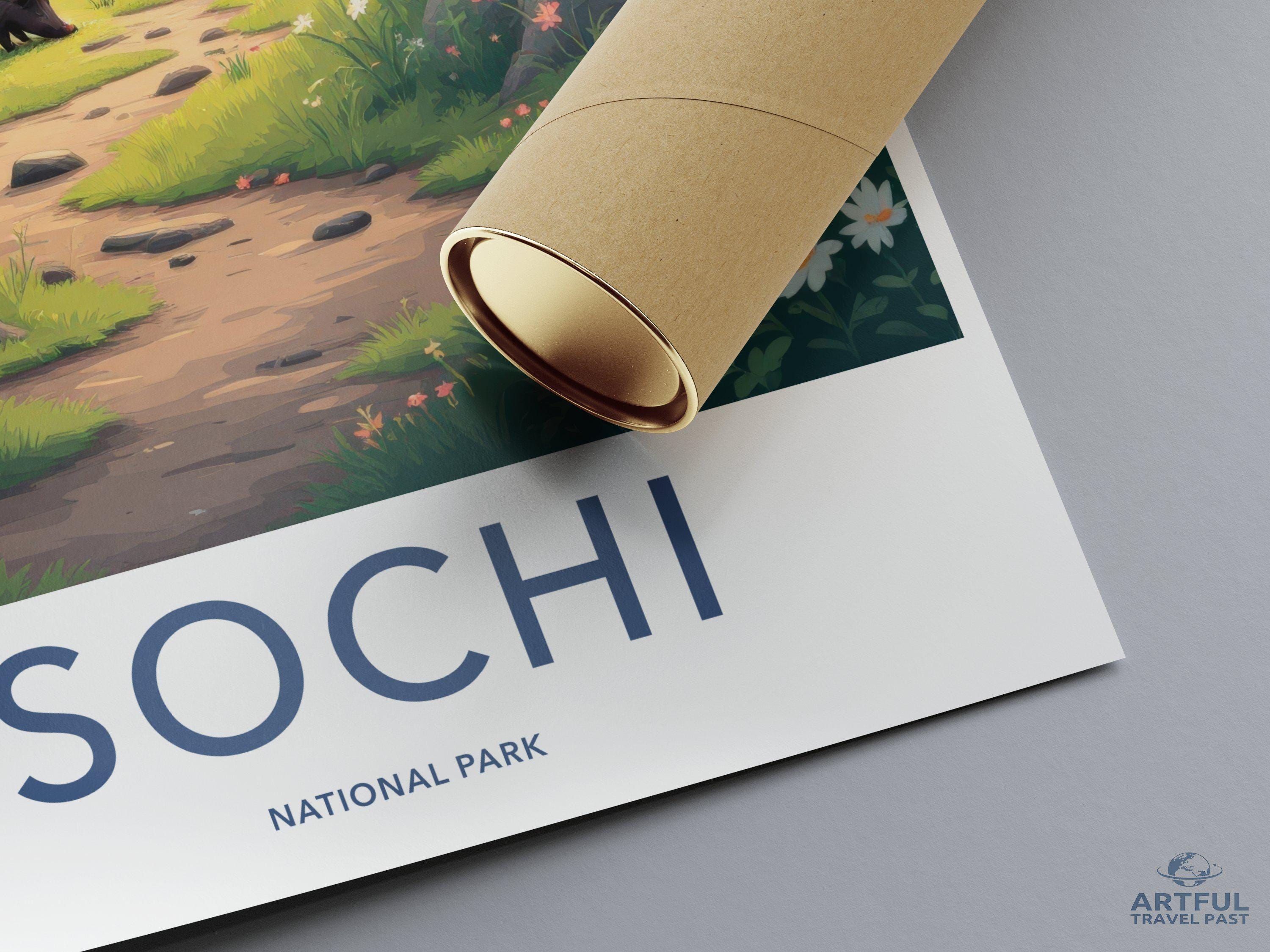 Sochi National Park Poster | Russia Wall Art