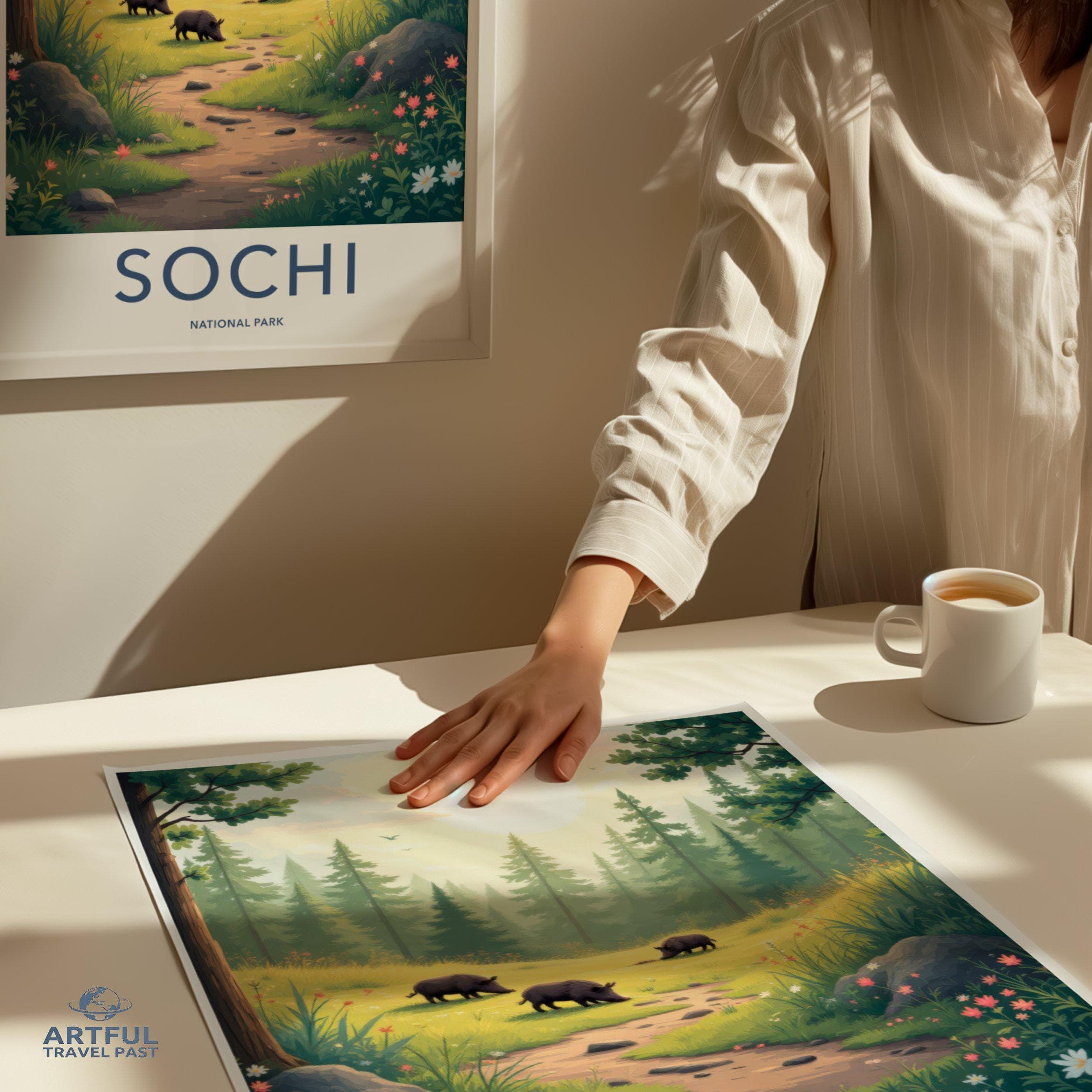 Sochi National Park Poster | Russia Wall Art