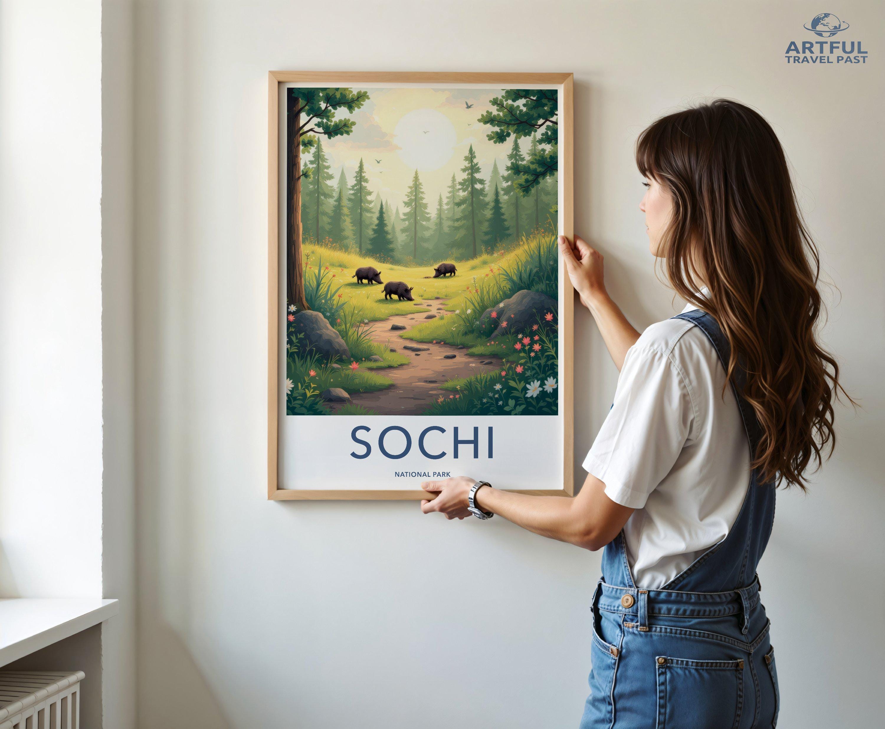 Sochi National Park Poster | Russia Wall Art