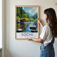 Sochi National Park Poster - Russia Wall Art