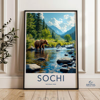 Sochi National Park Poster - Russia Wall Art