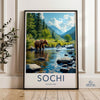 Sochi National Park Poster | Russia Wall Art