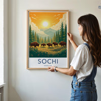 Sochi Poster - Russia Wall Art