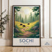 Sochi Russia National Park Poster