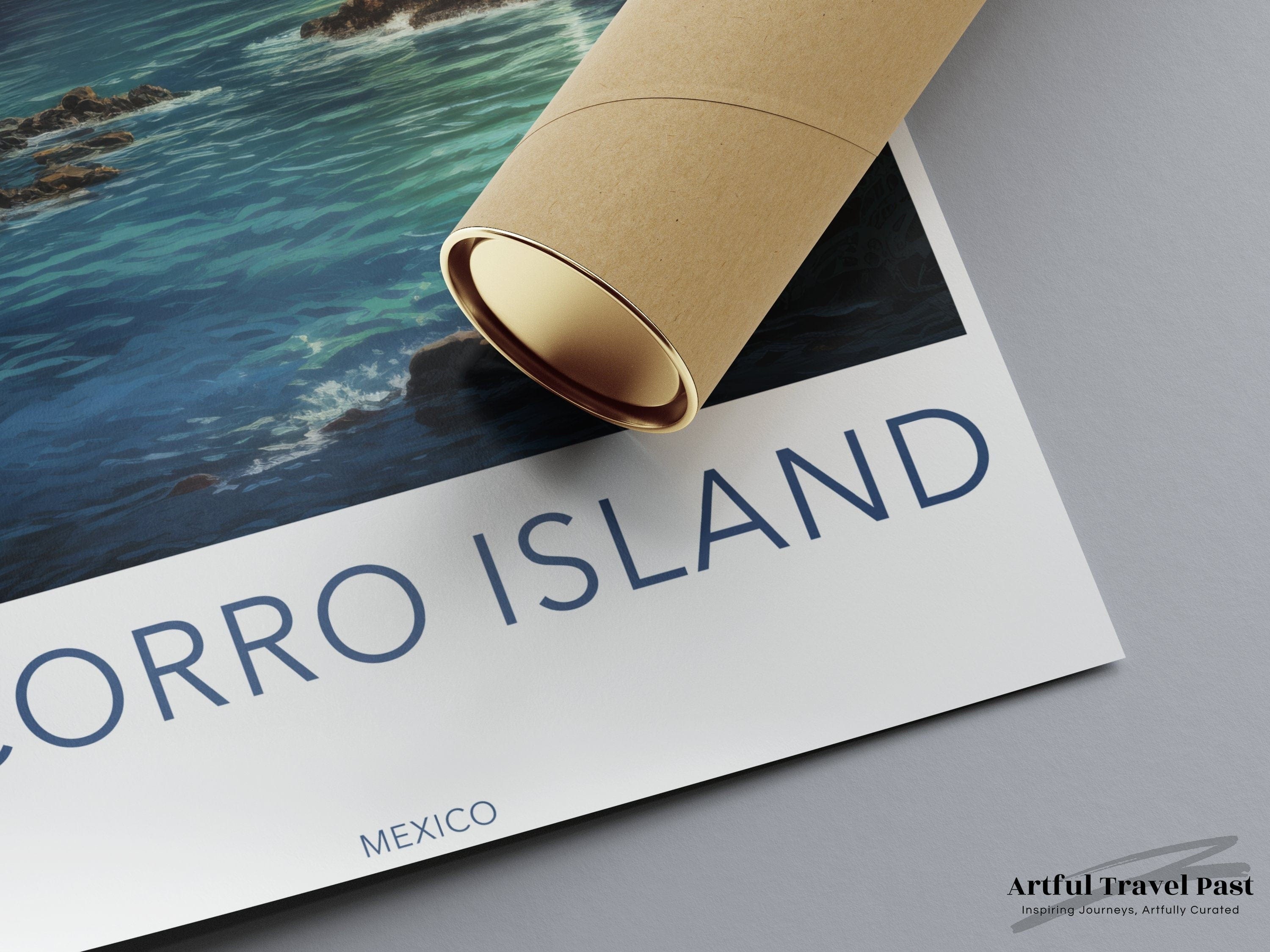 Socorro Island Poster - Mexico Wall Art