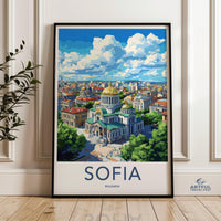 Sofia Poster - Bulgaria Wall Art