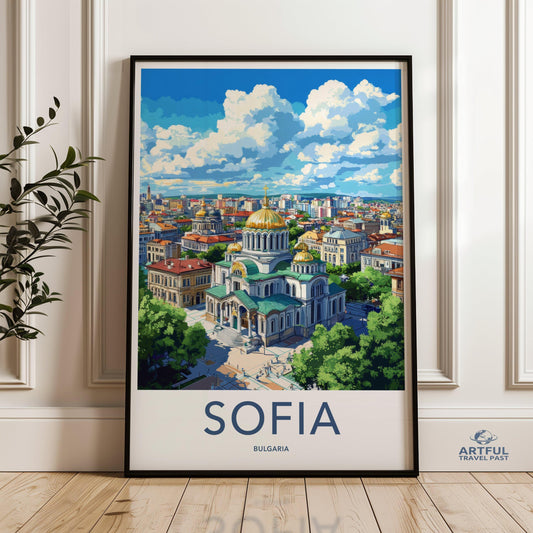 Sofia Poster - Bulgaria Wall Art
