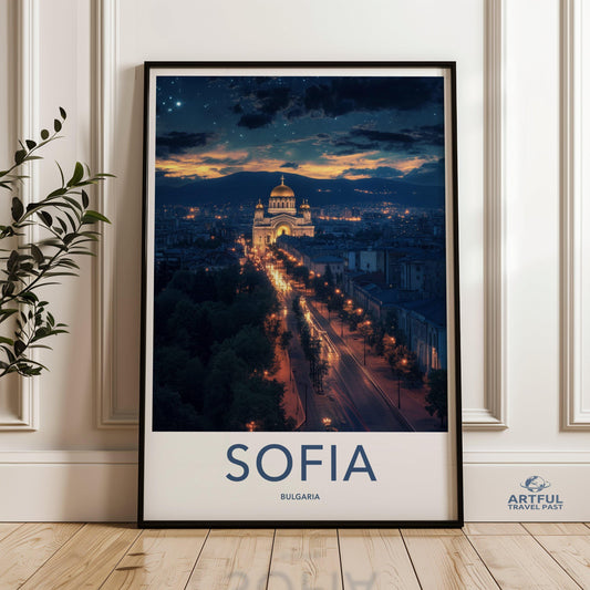 Sofia Poster - Bulgaria Wall Art