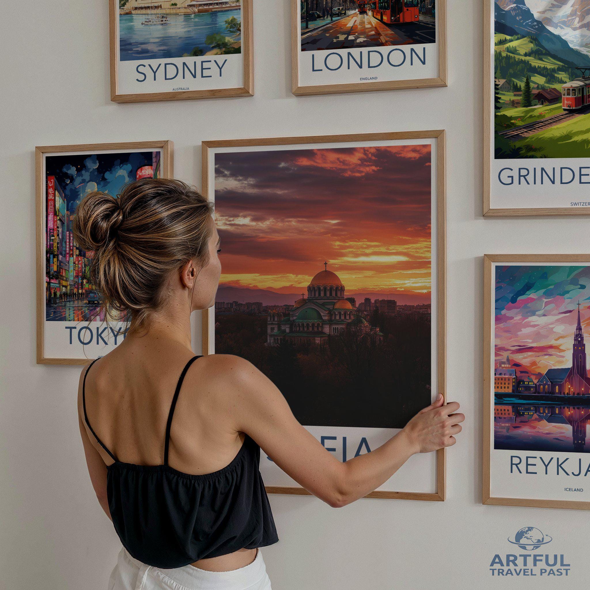 Sofia Poster | Bulgaria Wall Art | Europe Decor