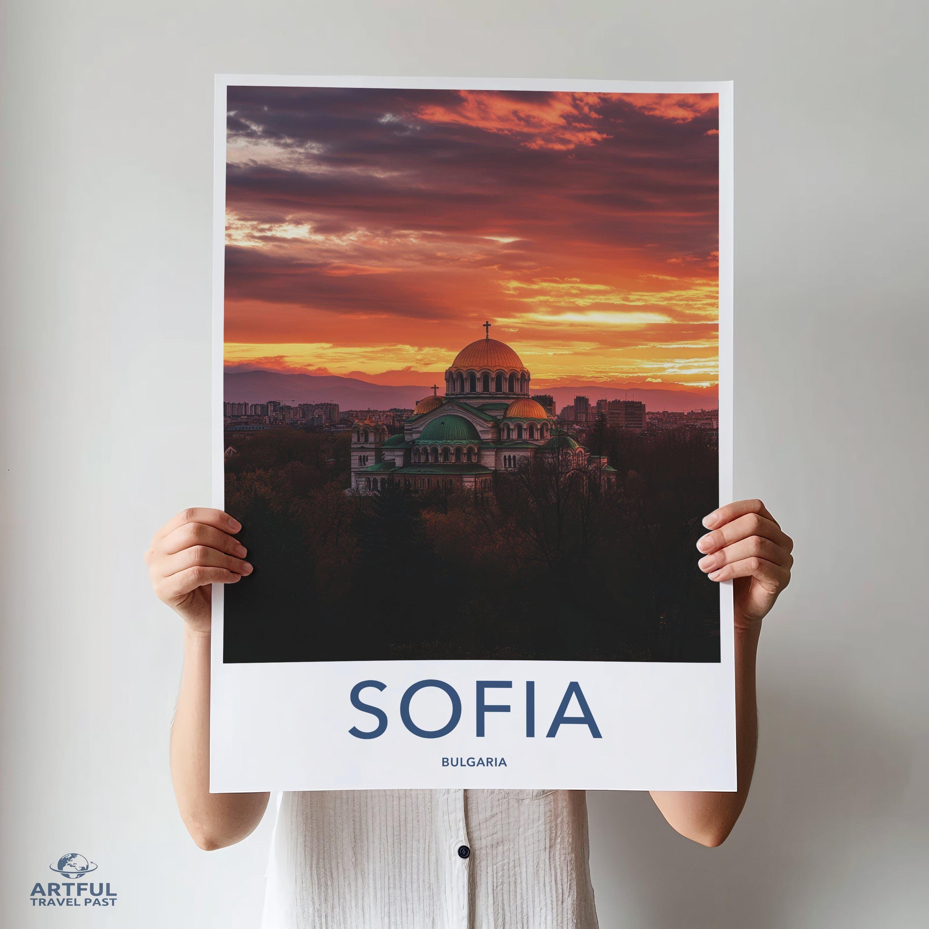 Sofia Poster | Bulgaria Wall Art | Europe Decor