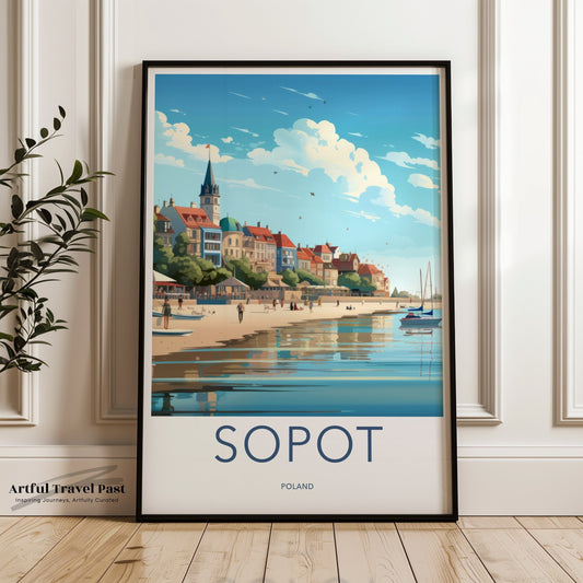 Sopot Poster - Poland Wall Art