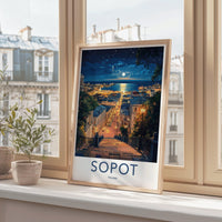 Sopot Poster | Poland Wall Art | Europe Decor