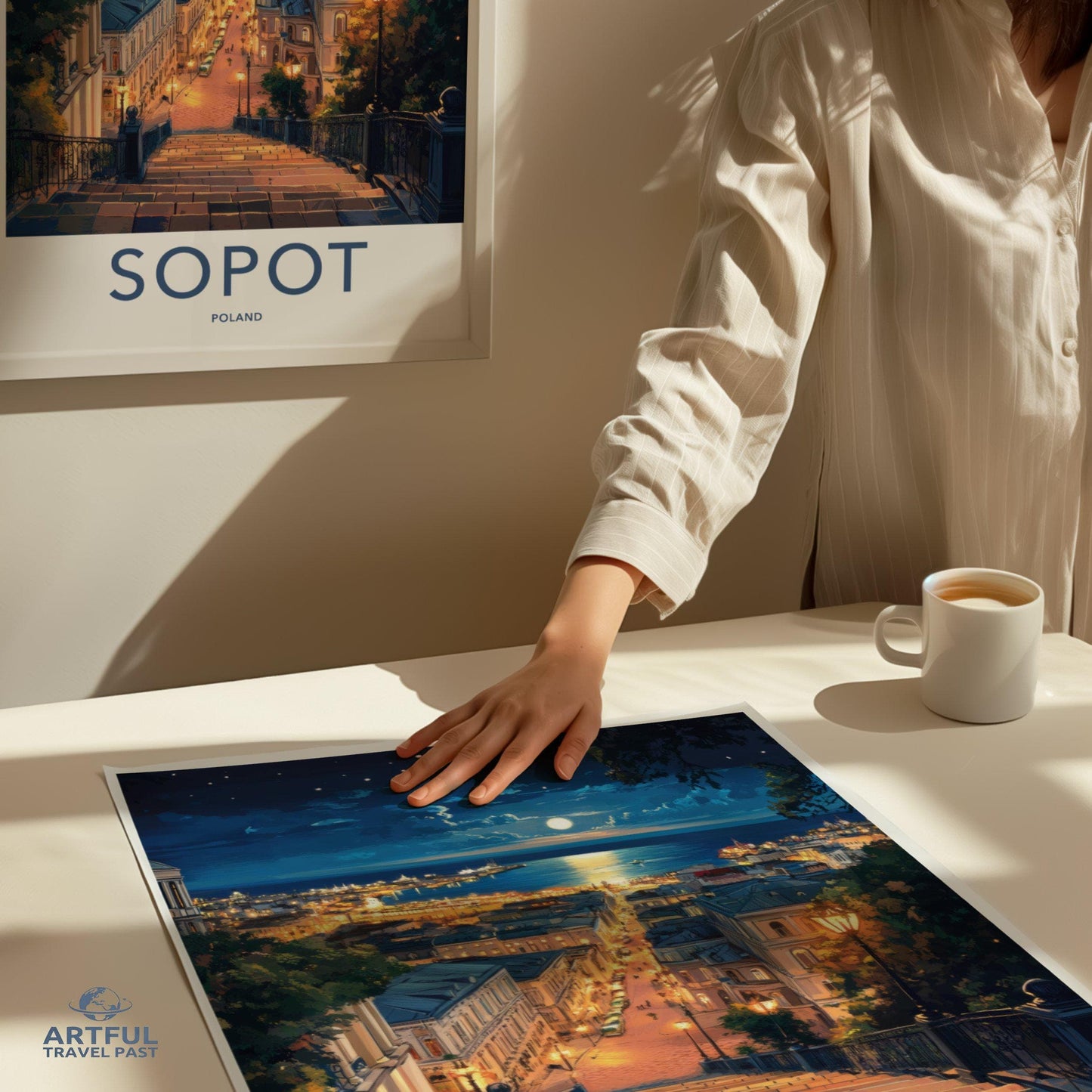 Sopot Poster | Poland Wall Art | Europe Decor