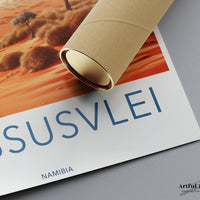 Sossusvlei Desert Poster | Namibia Wall Art