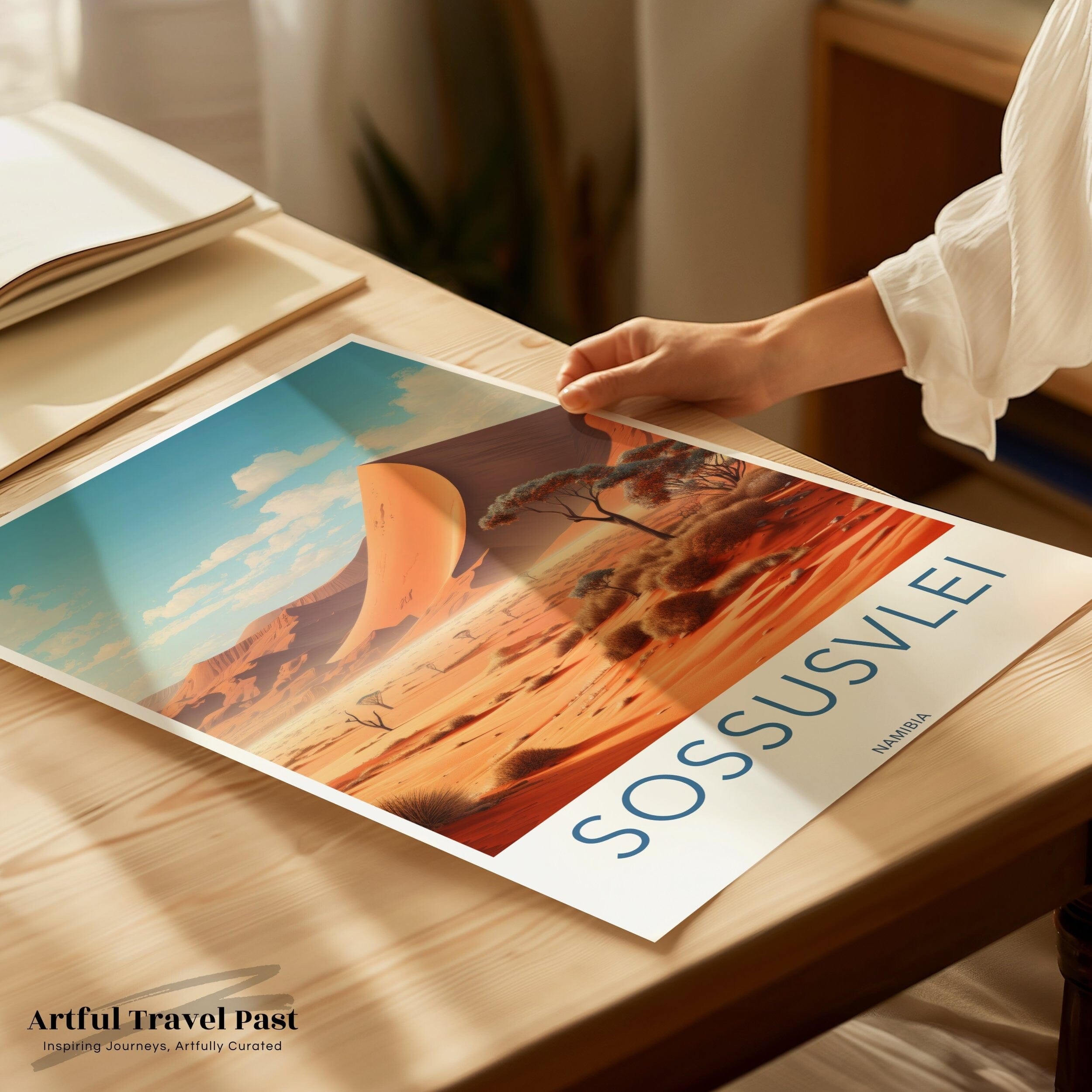 Sossusvlei Desert Poster | Namibia Wall Art