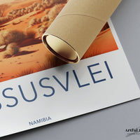 Sossusvlei Dunes Poster | Namibia Wall Art