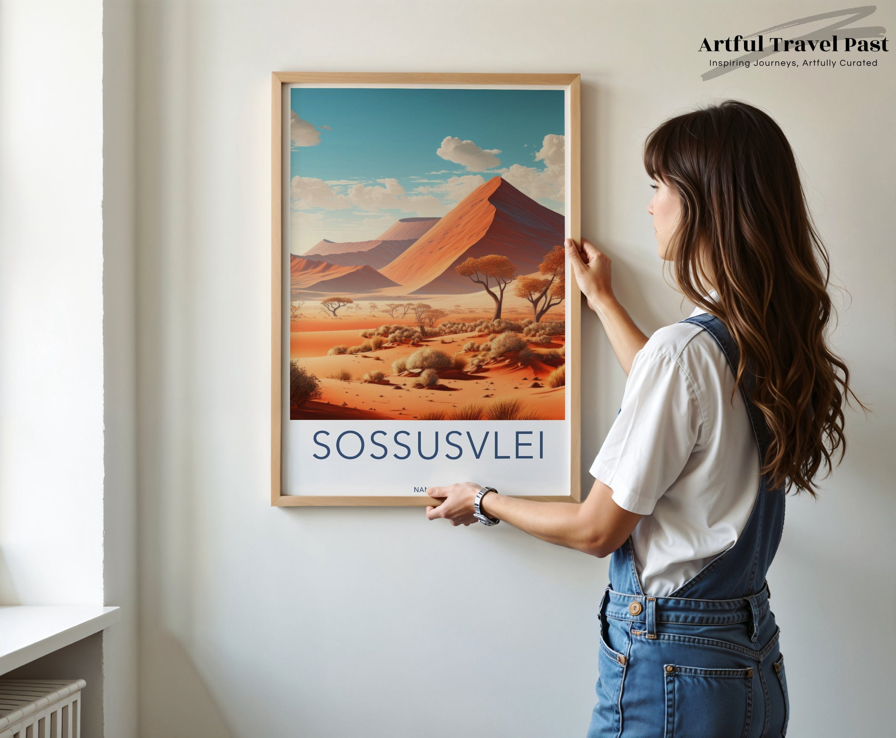 Sossusvlei Dunes Poster | Namibia Wall Art