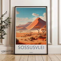 Sossusvlei Dunes Poster | Namibia Wall Art