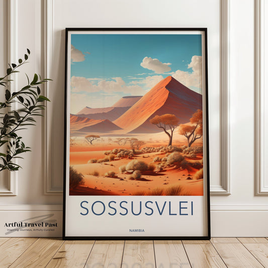 Sossusvlei Poster - Namibia Wall Art
