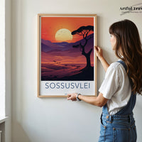 Sossusvlei Poster - Namibia Wall Art