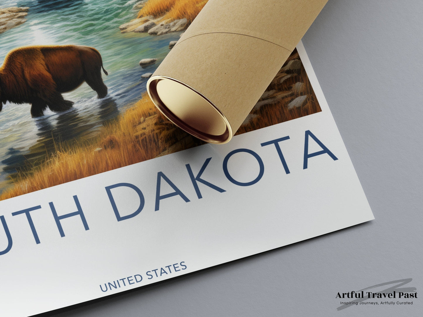 South Dakota Poster | South Dakota Wall Art | America Decor
