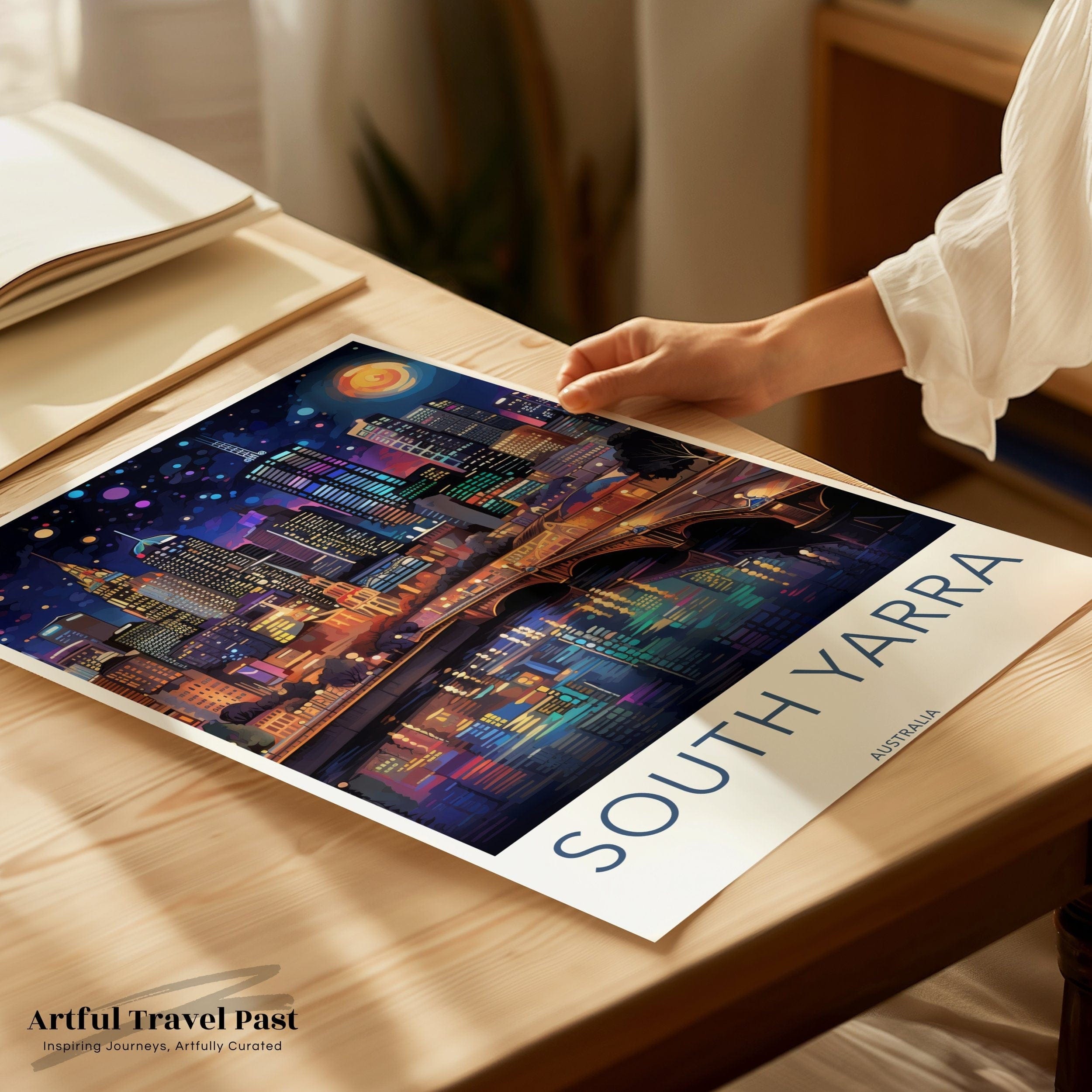 South Yarra Poster | Melbourne City | Australia Wall Art