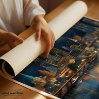 South Yarra Poster | Victoria Wall Art | Australia Decor