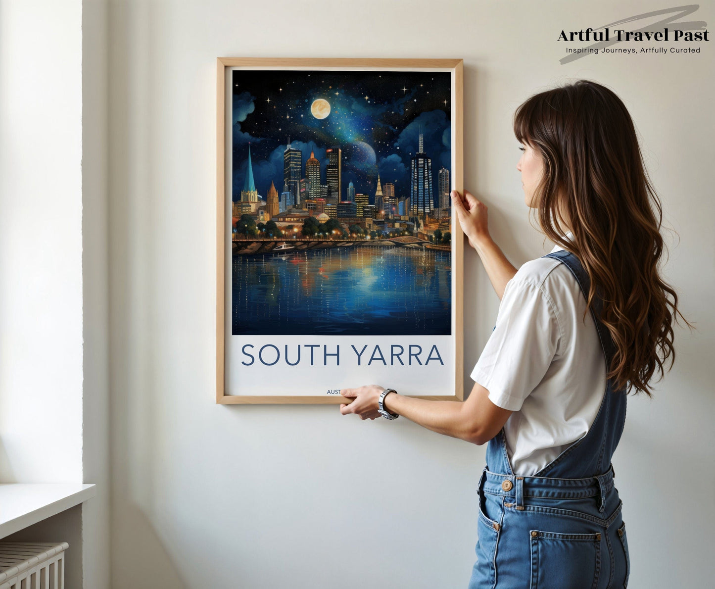 South Yarra Poster | Victoria Wall Art | Australia Decor