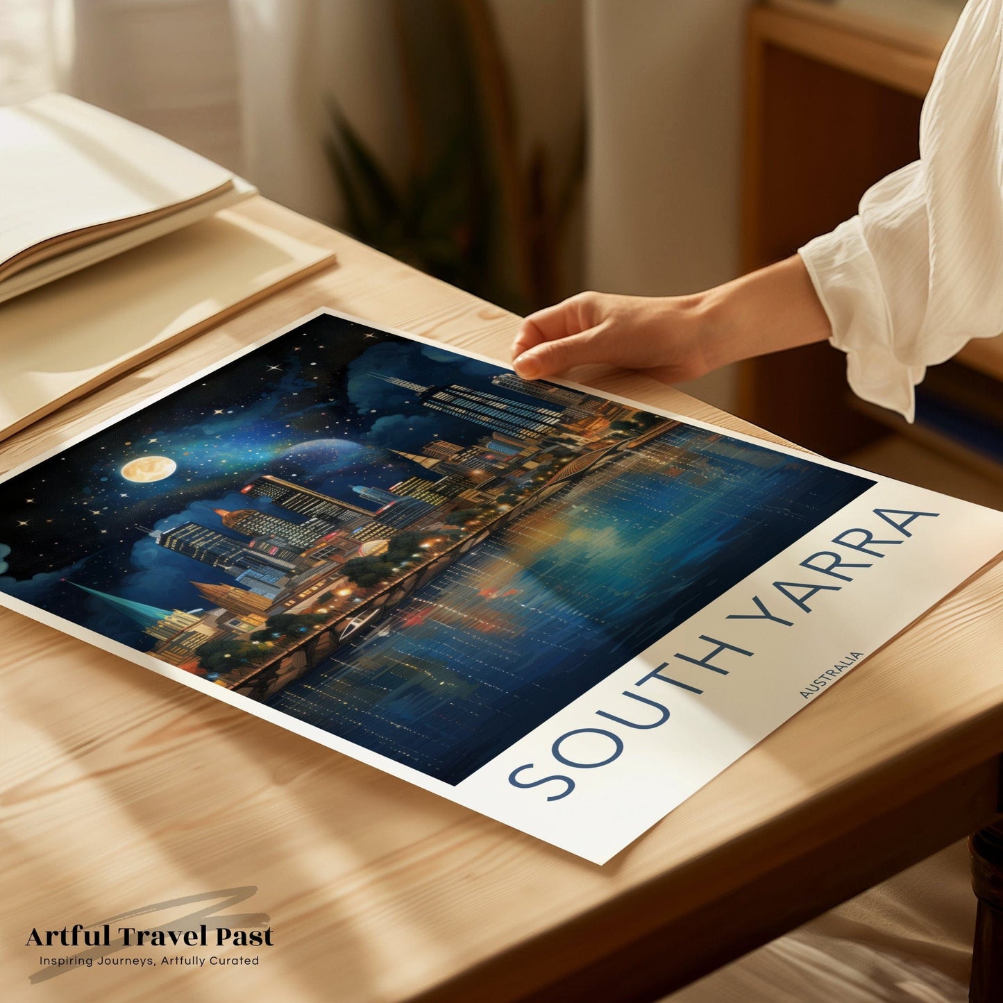 South Yarra Poster | Victoria Wall Art | Australia Decor