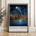 South Yarra Poster | Victoria Wall Art | Australia Decor