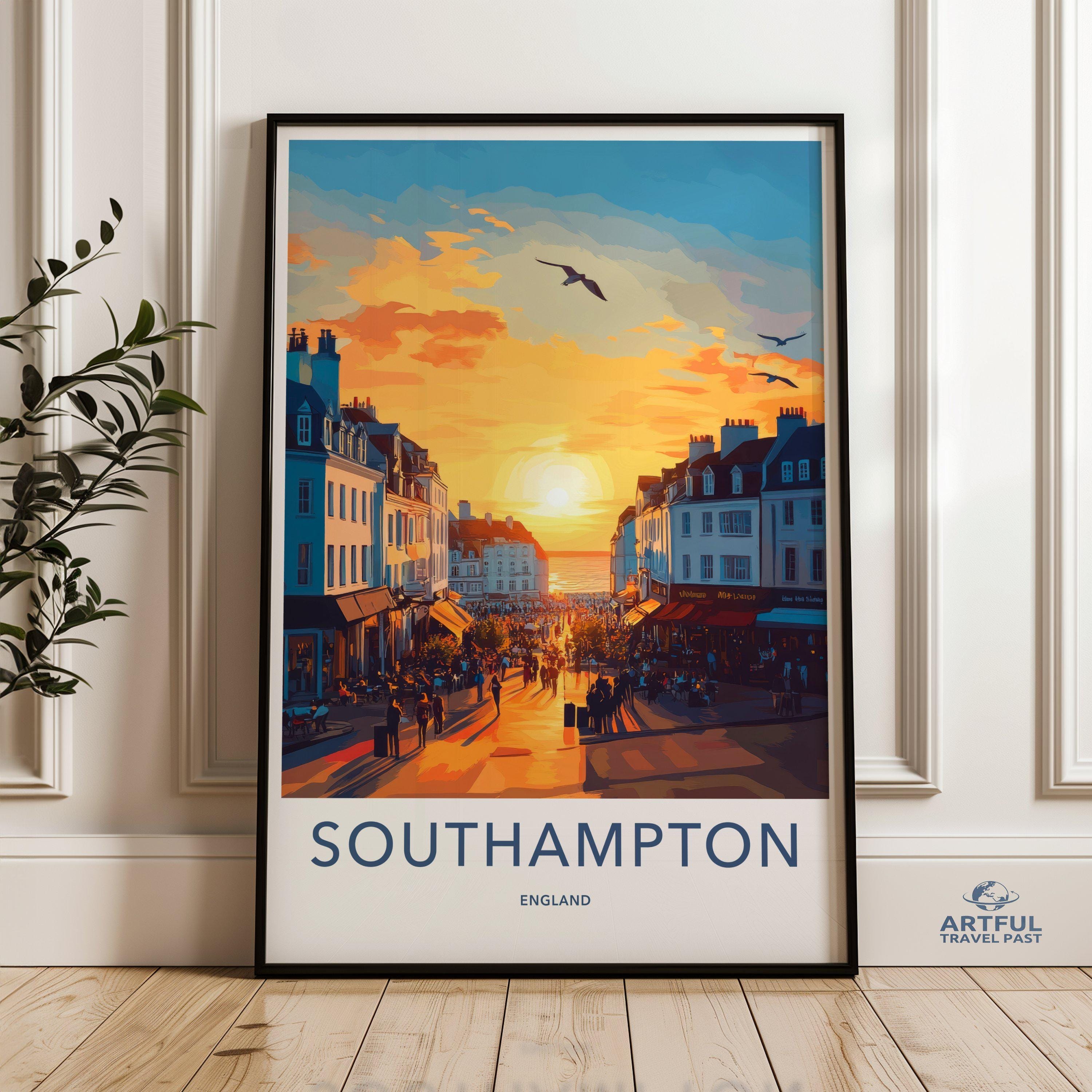 Southampton Poster - England Wall Art