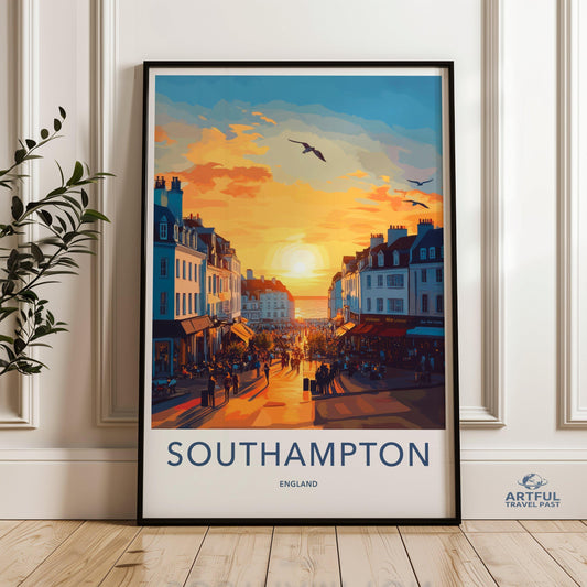 Southampton Poster - England Wall Art