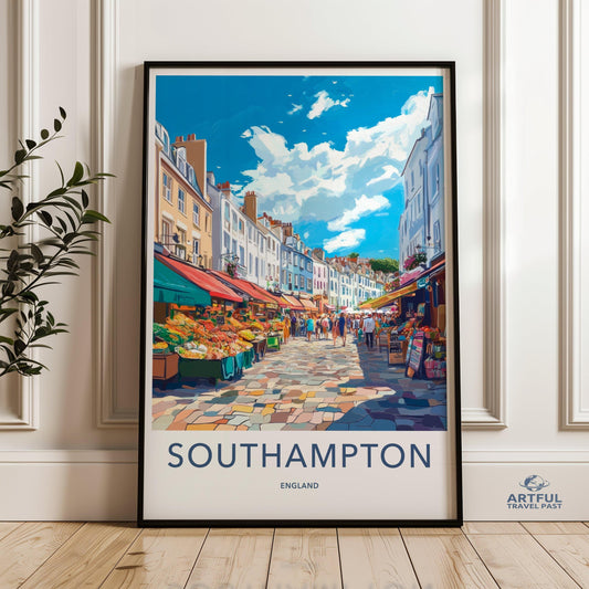 Southampton Poster - England Wall Art