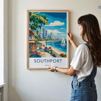Southport Poster - Australia Wall Art