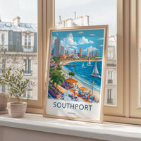 Southport Poster - Australia Wall Art