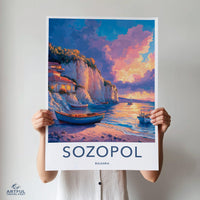 Sozopol Poster | Bulgaria Wall Art | Europe Decor