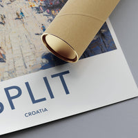 Split Poster - Croatia Wall Art
